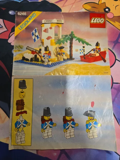 Lego Pirates Sabre Island 6265 Instructions Manual Only - Vintage 1989