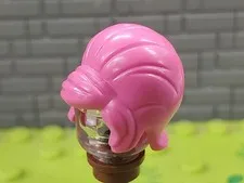 Lego Female Minifigure Hair 15503 86223 Beehive Style with Sideways Fringe Pink