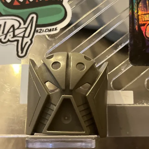 Lego Bionicle Kanohi Mask Matatu (Turaga) 8544 Nuju Exclusive Retired dark Gray