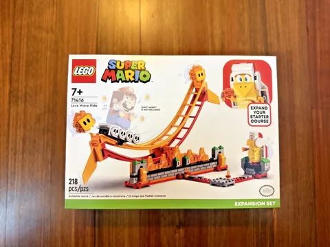 Brand New: LEGO Super Mario: Lava Wave Ride Expansion Set (71416)