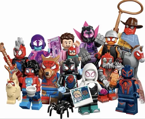 Lego New 71050 Series Spider-Man Across the Spider-Verse CMF Complete Set of 12