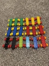 Lot of 15 Duplo Train Cars Vehicles Lego Toy Blocks