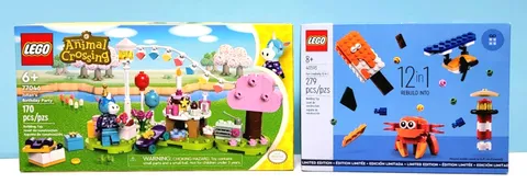 LEGO Julian's Birthday Party 77046 and LEGO 40593 Fun Creativity 12 in 1 Set