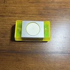 Lego Duplo YELLOW EMERGENCY SIREN LIGHT Lights Sounds BRICK PART Police Vtg.