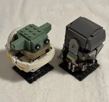 2020 LEGO Star Wars #75317 Brick Headz Mandalorian And The Child