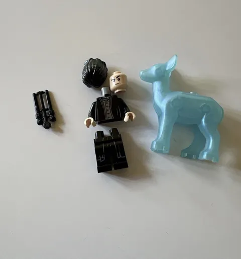 New Lego Professor Snape Minifigure From Set 76473 With Doe Patronus