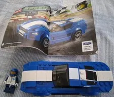 LEGO SPEED CHAMPIONS: Ford Mustang GT (75871)  Car & Driver Fig