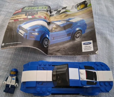 LEGO SPEED CHAMPIONS: Ford Mustang GT (75871)  Car & Driver Fig