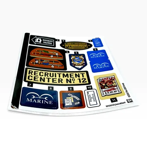 LEGO ® One Piece 75642 sticker sheet sticker showdown captain smoker new