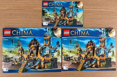 Lego Legends Of Chima 70010 Manuals 1-3 ONLY