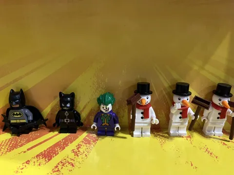 LEGO Minifigures Lot of 6 Assorted Characters, Minifigure, Plastic
