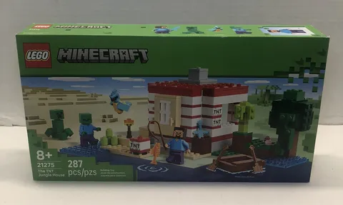 LEGO Minecraft The TNT Jungle House 21275 Steve & Creeper new