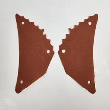 LEGO Ewok Glider Wing Cloth Sails (86297) Triangular w/Tattered Edge Dark Orange