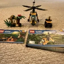 LEGO City: Jungle Cargo Helicopter (60158) With Instructions