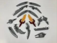 Lego Bionicle Lot of 16 Mixed Weapons