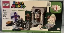 LEGO Super Mario Luigi’s Mansion Entryway 71399 Complete + BONUS Luigi Figure