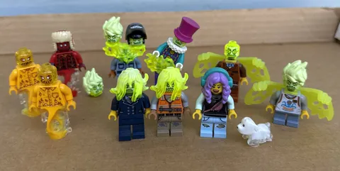 10 Lego Hidden Side Minifigure Lot-Possessed Paranormal Scott Francis Clown Wade