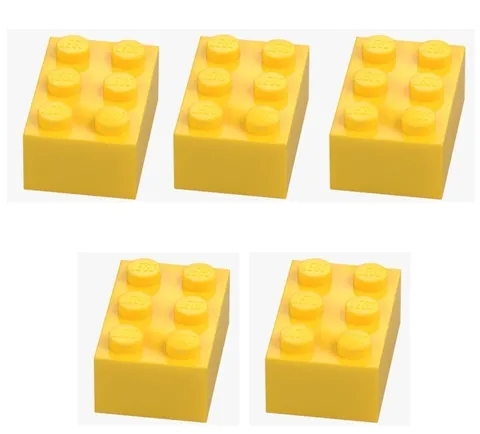 LEGO ® 5x brick 2x3 yellow bright yellow 3002 300224 brick spare parts new brick