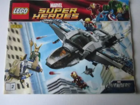 Lego Super Heroes Building Instructions Instruction 6868