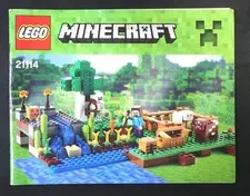 Lego MINECRAFT INSTRUCTION GUIDE Manual 21114
