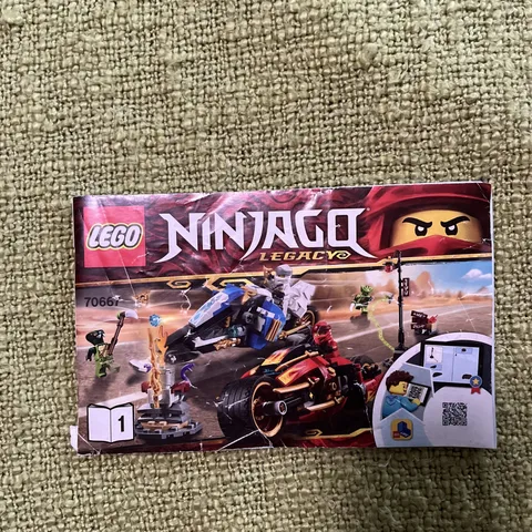 Lego Ninjago Legacy (1) 70667 Instruction Manual Only