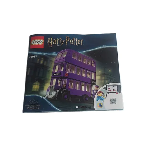 Legos HarryPotter The Knight Bus 75957 Complete w All Pieces + Manual + Minifigs