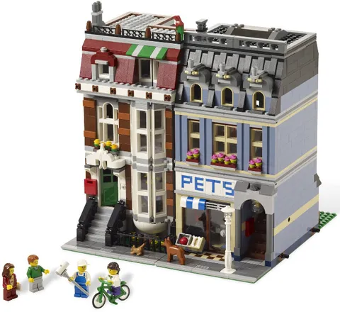 LEGO Creator Expert Pet Shop Set #10218 - 100% Comp: Box, Mans, Minis! FREE SHIP