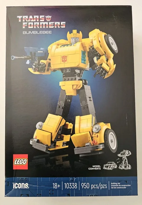 LEGO Icons Transformers Bumblebee #10338 Box Only