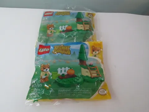 Animal Crossing Maple's Pumpkin Garden Polybag New Sealed LEGO 30662 (2 Sets)