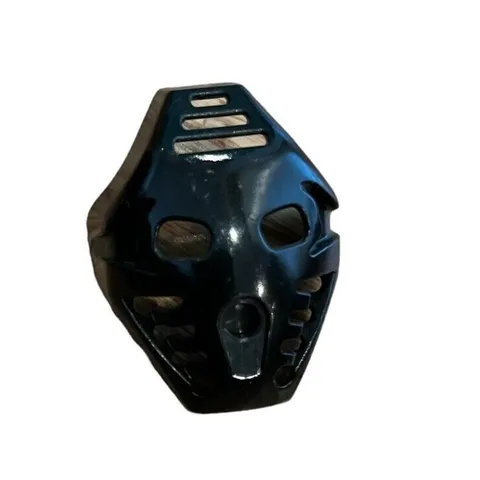 LEGO BIONICLE PAKARI MASK Black PART # 32566 KANOHI STRENGTH VERY RARE