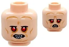 Lego 75326 New SW BIB FORTUNA Minifig HEAD Nougat Red Eyes Pointed Teeth D157