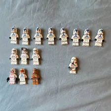 LEGO Star Wars Clone Trooper Minifigure Lot of 15