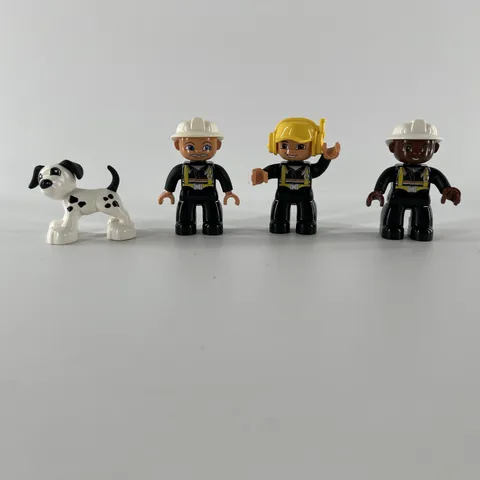 LEGO Duplo: Firefighter Figures (3), and Dalmatian Dog