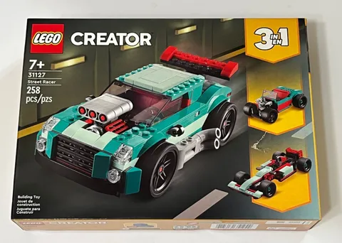 LEGO Creator 3-in-1 31127 Street Racer Car Building Block Set - New Sealed