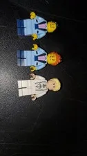 LEGO Minifigure Lot of 3 Business Suit Tuxedo City Figures Genuine Lego Prom