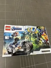 VINTAGE TOY LEGO MANUAL INSTRUCTIONS BOOKLET ART MARVEL AVENGERS 76142