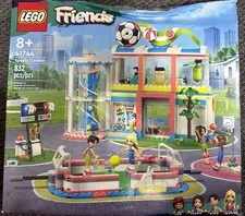 LEGO FRIENDS: Sports Center (41744), RETIRED SET, Box Damage. Sealed Bags