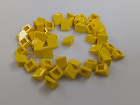 Lego x50 New Yellow Slope 30 1 x 1 x 2/3 # 54200 Parts Bulk MOC Lot