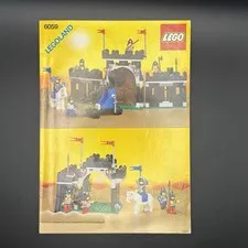 Vintage LEGO Castle System 6059 Knight’s Stronghold Instruction Booklet Manual
