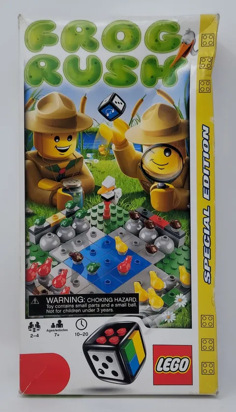 LEGO Frog Rush Special Edition 3854 Building Board Game 106 Pieces COMPLETE