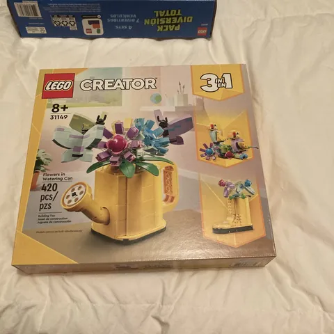 LEGO Creator 3-in-1 Flowers in Watering Can Building Toy Set 31149 420 pcs