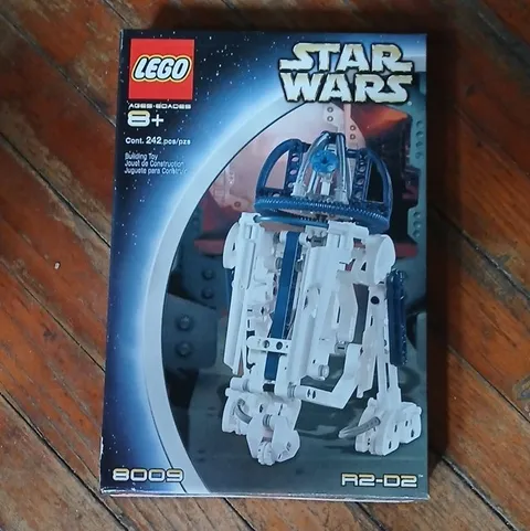LEGO Star Wars 8009 R2-D2 Vintage Complete Set 242pcs Box Ages 8+