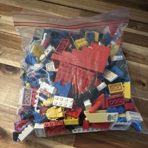 LEGO Bulk Lot Mixed Bricks Pieces Parts, Multicolor Plastic, 2.0 lbs