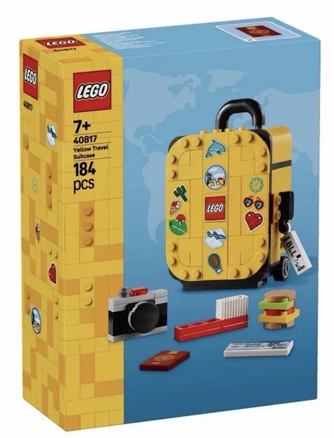 Lego Yellow Travel Suitcase 40817 NEW SEALED