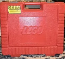LEGO 1985 Vintage Red Suitcase Storage Case