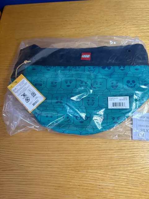 LEGO VIP Limited Edition 5007488 Cinch Bucket Drawstring Bag Teal