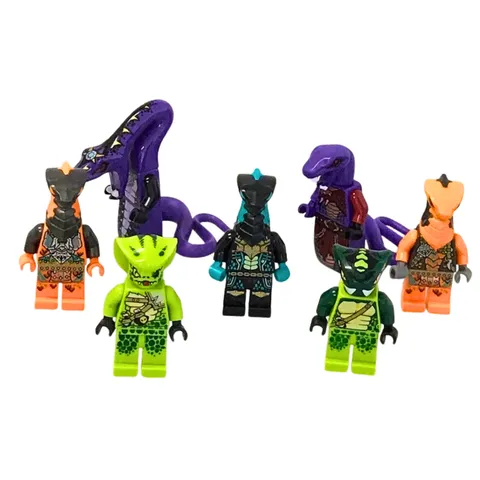 LEGO Ninjago Snake Minifigures Pythor Spitta Lasha Boa Destructor Maaray Guard
