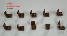 LEGO NEW 1x1 Reddish Brown Bracket 1x2 Plate Up (10x) 6341553 Brick 73825