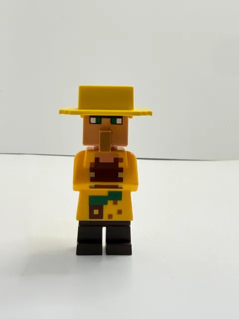 Lego Minecraft Villager (Farmer) Minifigure min126