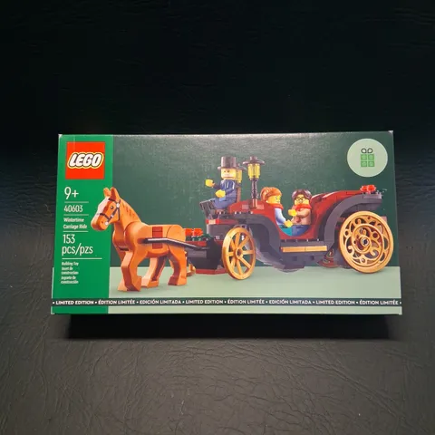 lego 40603 wintertime carriage ride